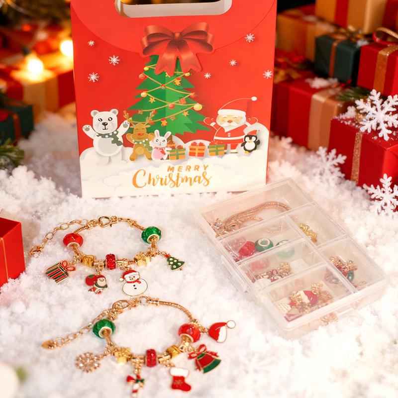 Weihnachts-Countdown Adventskalender Blindbox Weihnachts-Themen DIY Armband