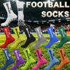Professional Trend Soccer Crew Socks Men Sweat Absorbent Breathable Training Sports Grip Anti-Slip Bottom Adults Autumn