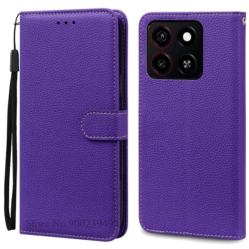 For ZTE Blade A35 Back Cover Phone Case For ZTE Blade A35 Case Soft Silicone Wallet Leather Flip Cover For ZTE Blade A35 Fundas