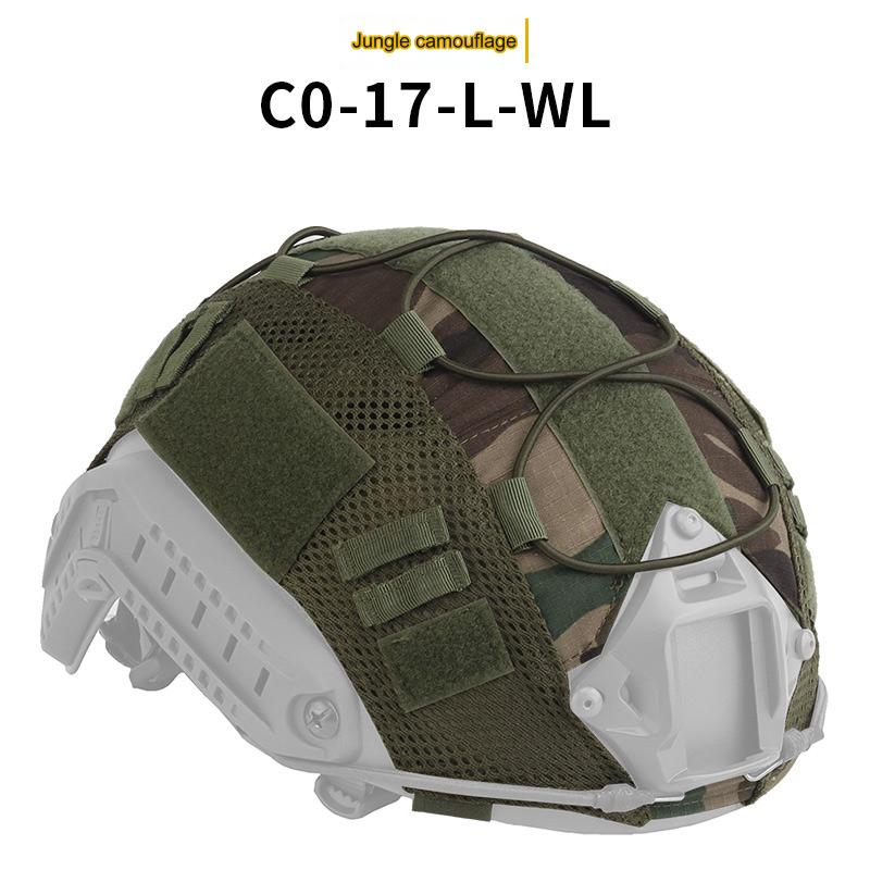 1 PC Multicam Tactical Helmet Cover for Fast MH PJ BJ OPS-Core Helmets Fast Helmet Protector Elasticated Cord with Elastic Cord