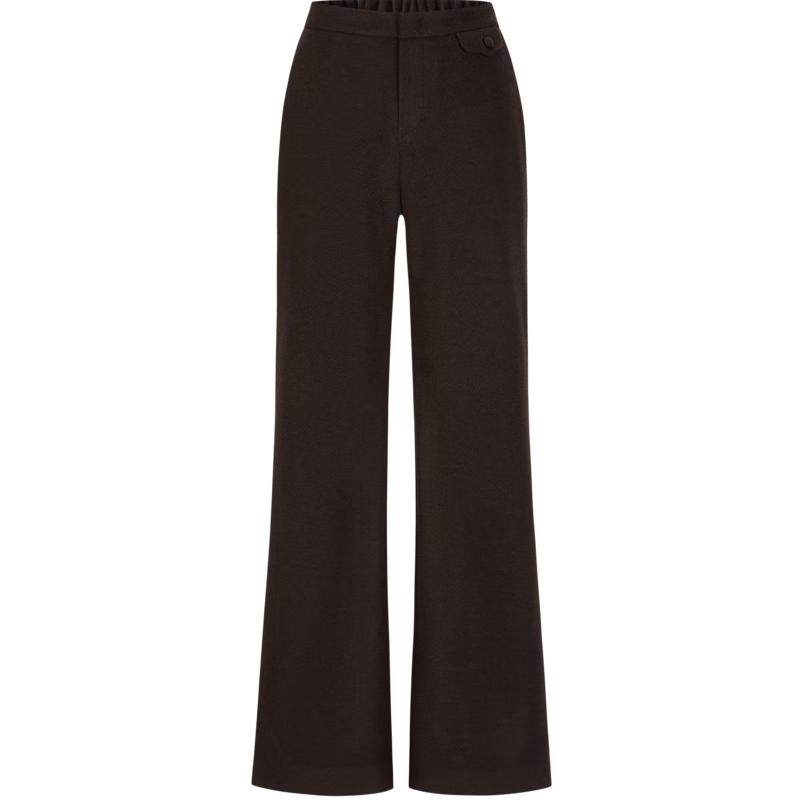 

JZ Annakol Women s Fleece-Lined Slimming Flared Mochi Pants L