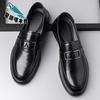 2025 Autumn New Leather Doudou Casual Shoes Men's Business Versatile One-pedal Leather Shoes