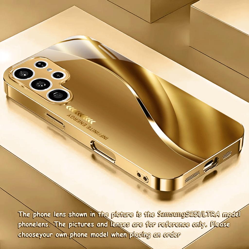 High-end PhoneCase Electroplated Glass TPU PhoneCase for Samsung Galaxy S26 S25 S24 S23 S22 S21 FE,Ultra,Plus Dropresistant