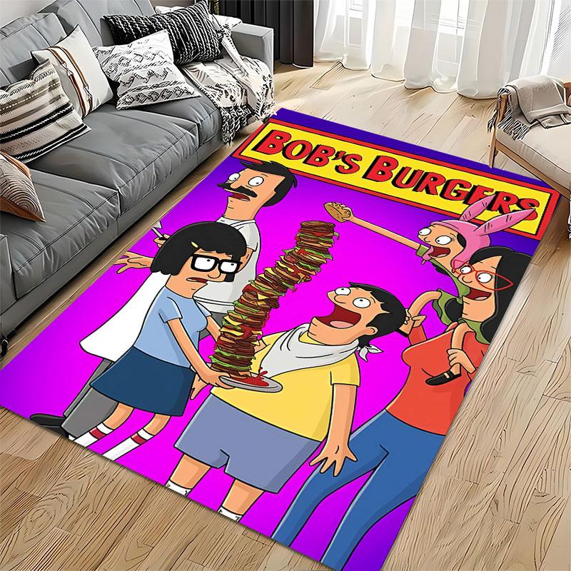 Bob's Burgers Cartoon Carpet Suitable As a Non-slip Mat for the Living Room or Bedroom Sofa