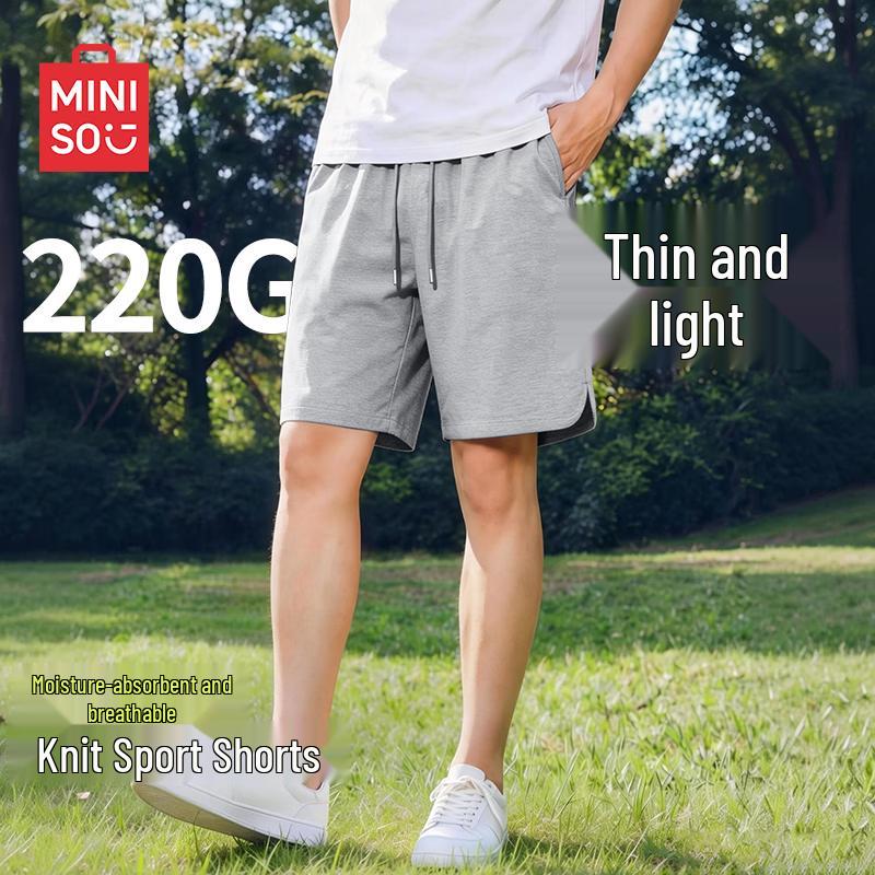 

MINISO Men s Heavyweight Casual Sports Shorts L
