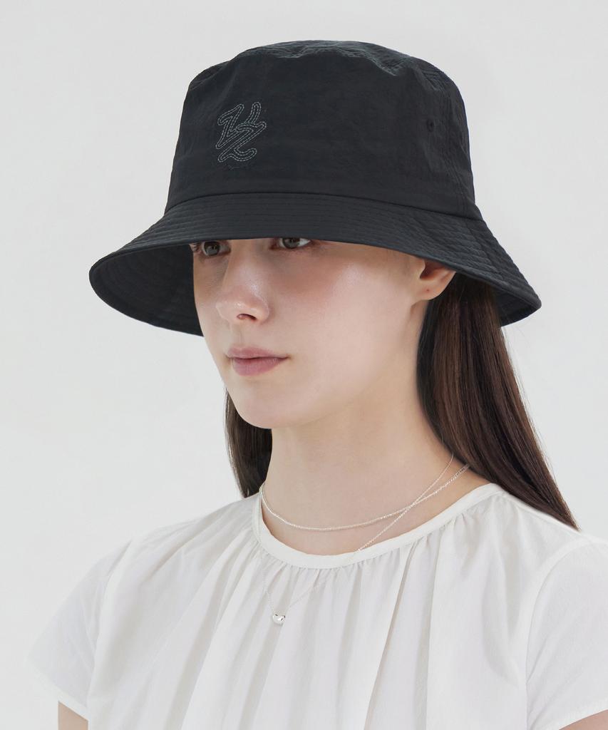 Bajal Flow Vz Nylon Stitch Patch Bucket Hat Black
