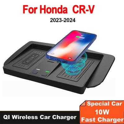 15W Car Wireless Charger Wireless Phone Pad Panel for Honda CRV CR-V 2023 2024