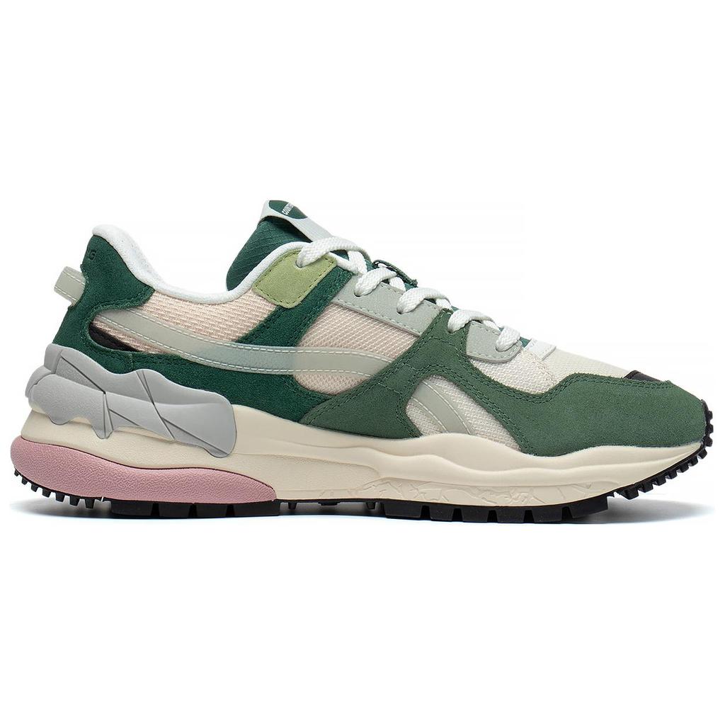 LINING ChengFeng Sport Sneakers 'Beige Green Pink' Women's AGCT172-4