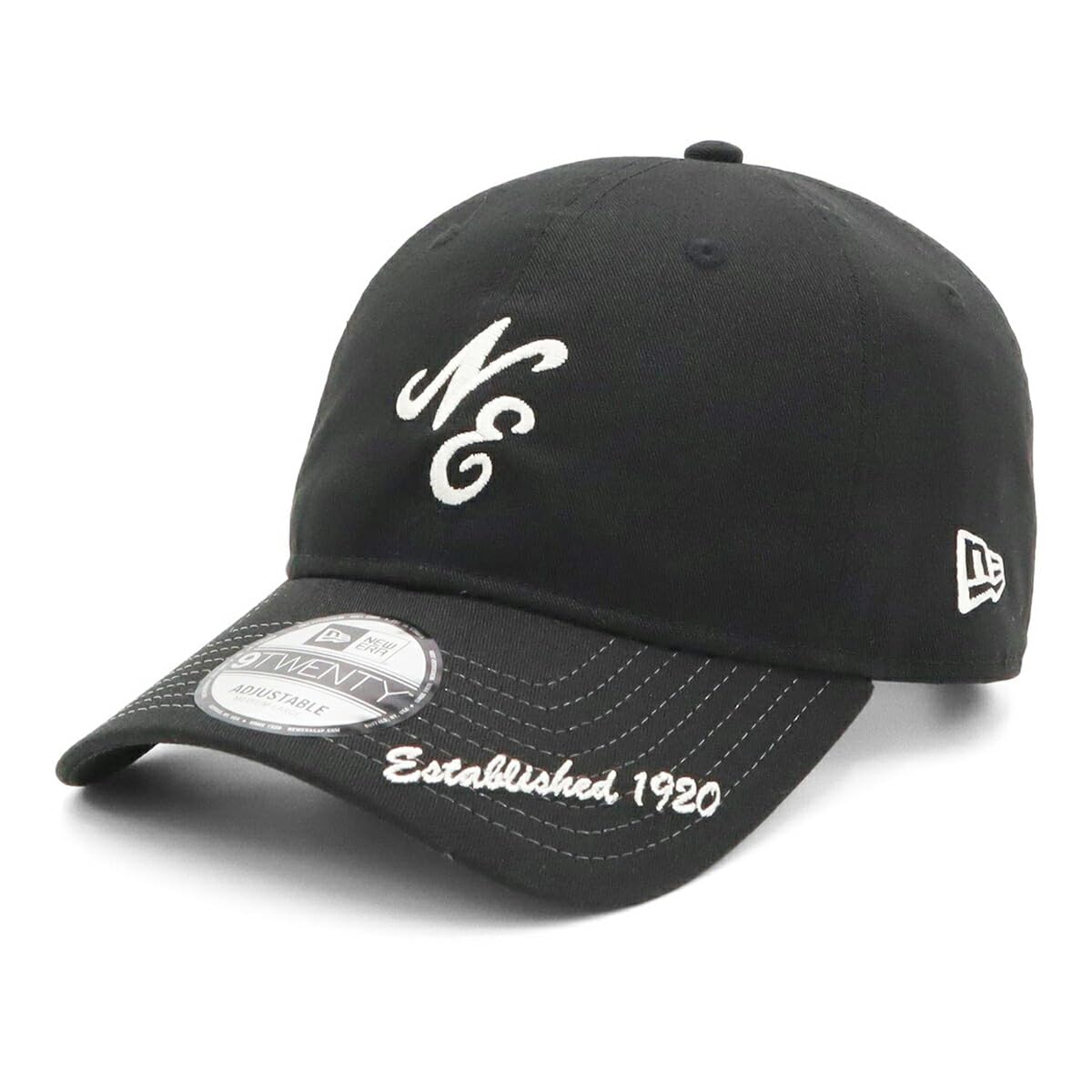

New Era 9TWENTY CLASSICNE 920 CLASSIC NE VISOR EMB NER36C8077 Cap, Black, M/L, BLK, 14388806,