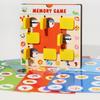 Wooden Animal Matching Memory Game for Kids