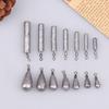 10Pcs/Lot Fishing Weight Sinkers 3.5G 5G 7G 10G 14G Soft Bait Sinker Bass Fishing Tackle Accessories Line Sinkers Hook Connector