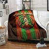 1PC Alanyaspor Custom Name Patterned Flannel Blanket Suitable For All Seasons For Home Decor Warmth And Comfort Gifts Holiday Present