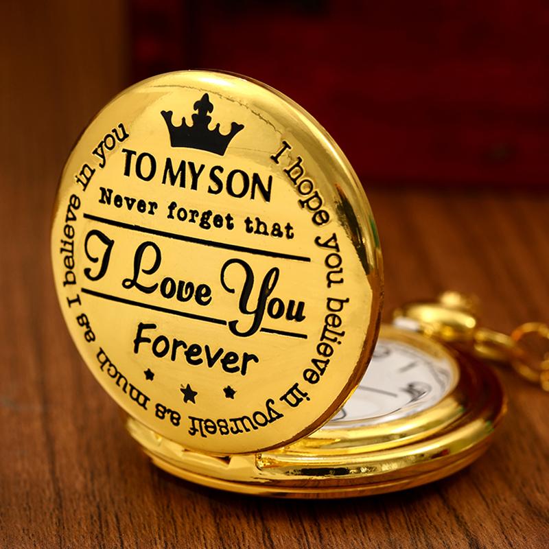 

Модные мужские карманные часы в стиле ретро, ​​кварцевый механизм, подарки для сына