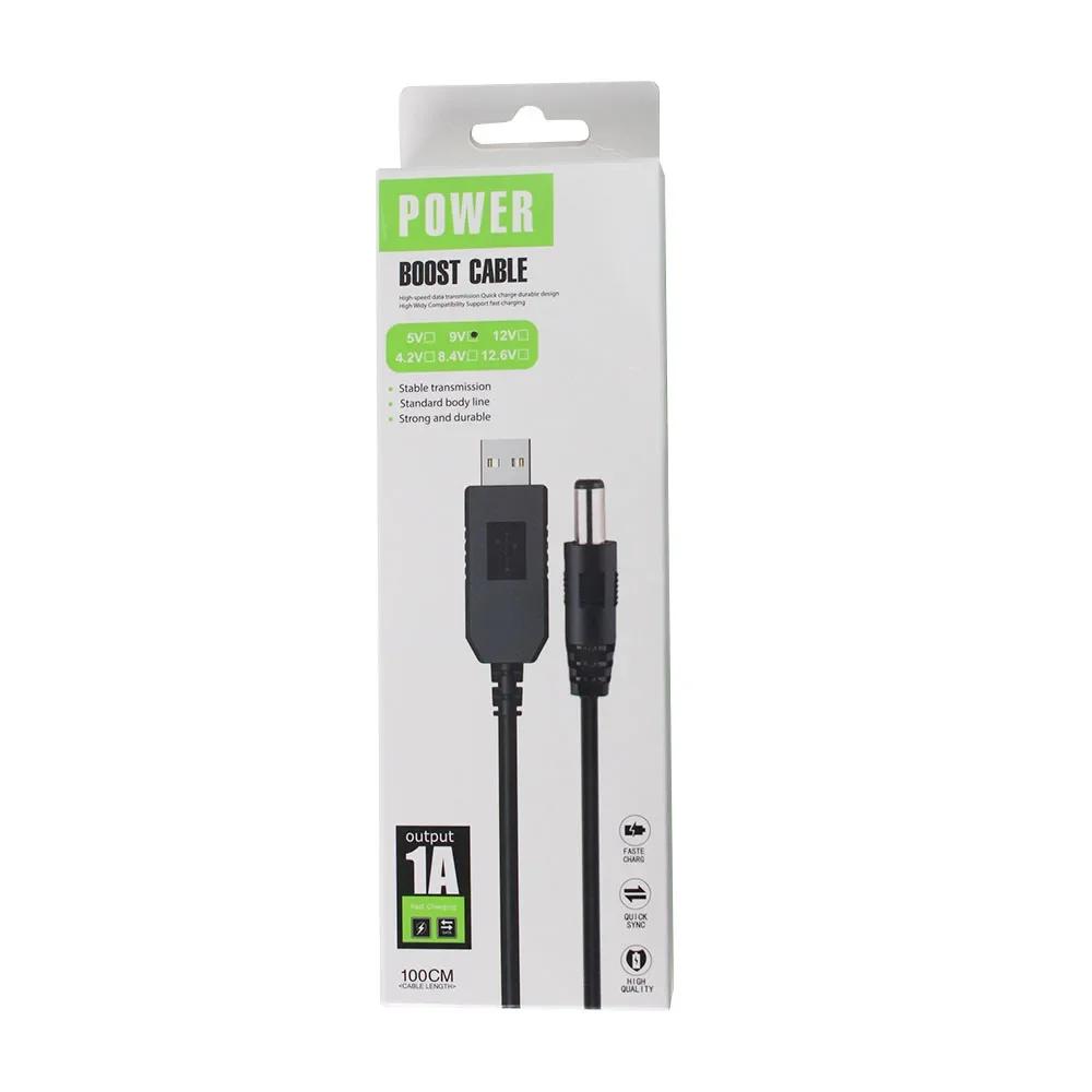 DC To DC 5V 9V 12V USB Power Boost Line Step-up Converters Module USB Converter Adapter Cable with 8PCS Connector Plug