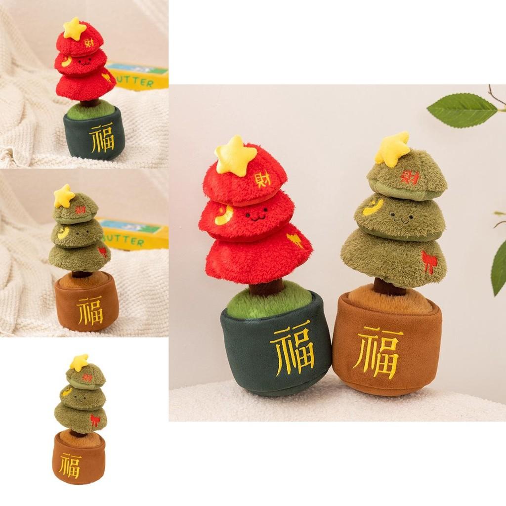 Plush Christmas Tree Decor With Soft Plush Filling For Holiday Home Decor