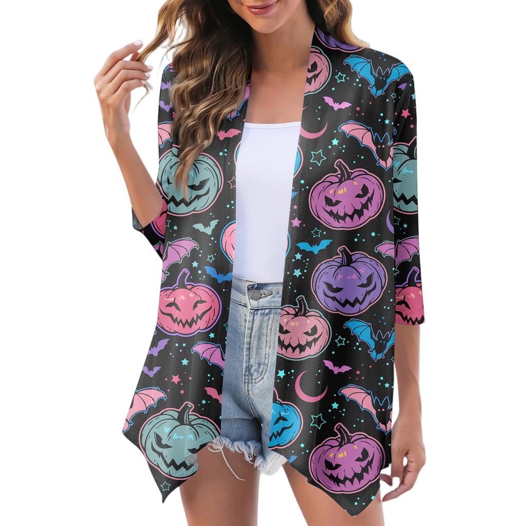 Women's Fashion Casual Cozy Halloween Cardigan Jacket