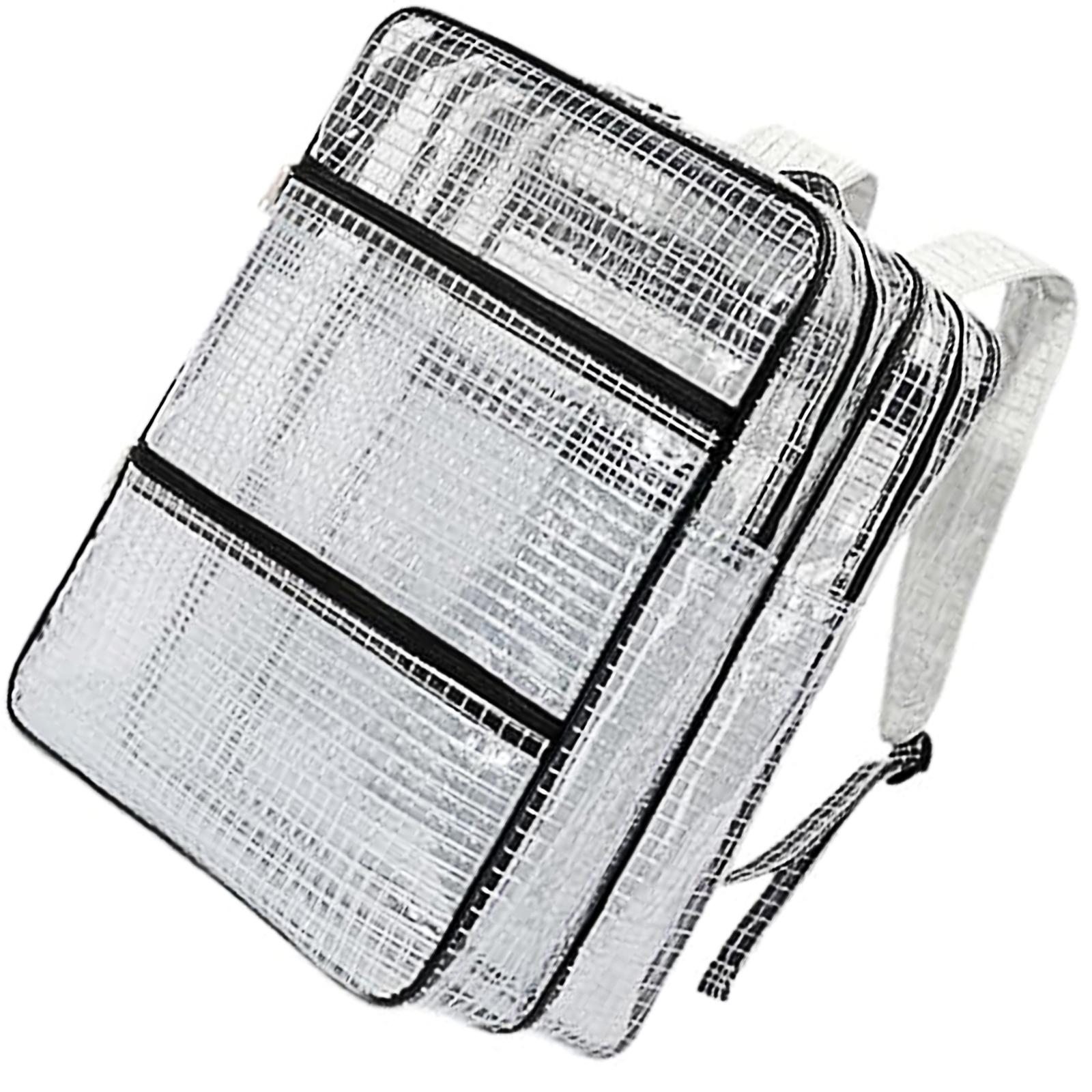 18Inch Industrial PVC Anti Statics Backpack Multiple Clear Storage Compartments Waterproof Construction For Electricians 1