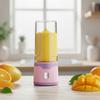 Multifunktionale Wiederaufladbare Elektrische USB Saftpresse Tasse Handheld Doppelbecher Mixbecher 500 ML Smoothie Mixer Tasse Outdoor