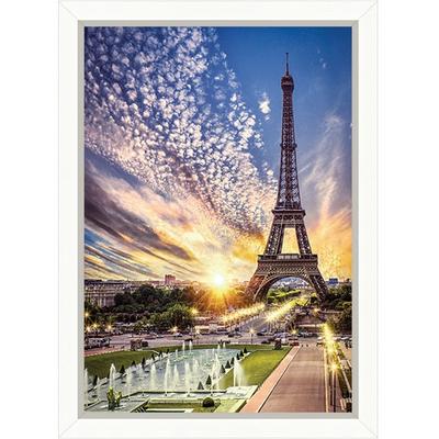 Mini-size Jigsaw Puzzle While Looking At the Eiffel Tower PKMI1000-3604, Korean Popular Puzzles