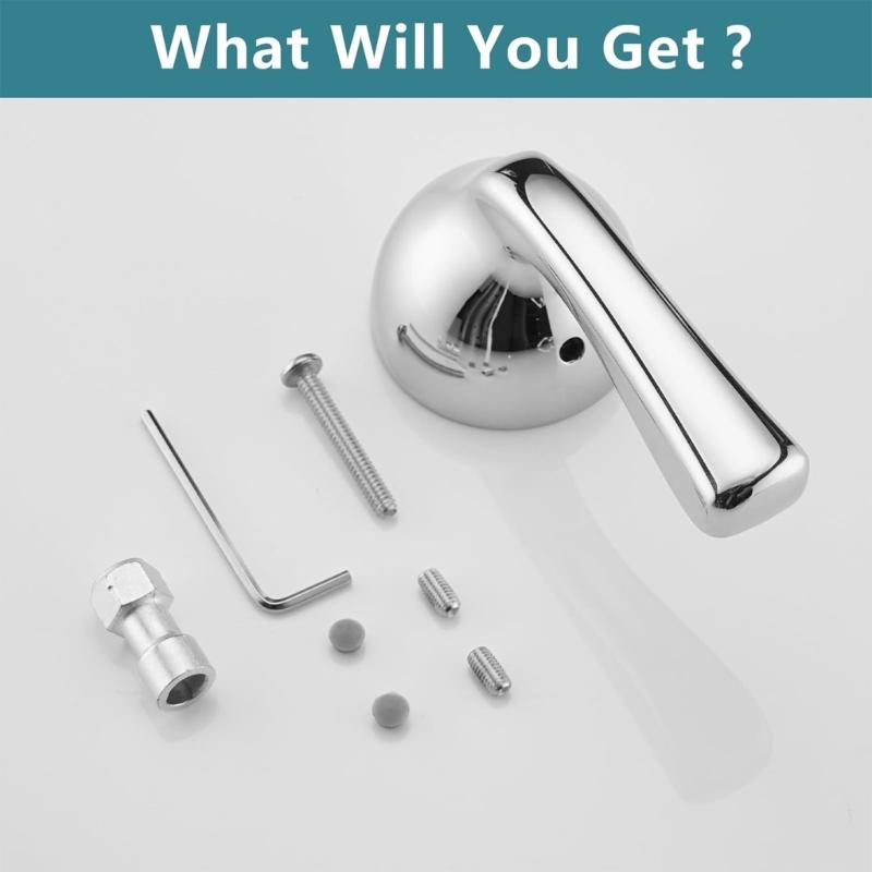 Single Metal Lever RP74148 Shower Handle Replacement With Ergonomic Grip For Precise Temperature Control Easy to Install