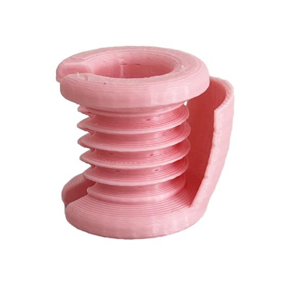 

Finger Crochet Guide 3D Printed Yarn Guide Finger Holder Plastic Thread Guide Crochet Helper for Crocheters Knitters розовый