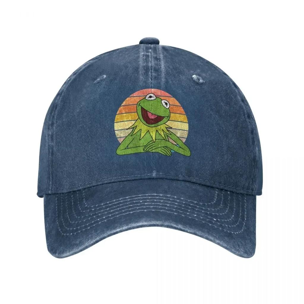 Frog Cartoon Anime Baseball Cap Classic Distressed Cotton Snapback Hat Unisex Outdoor Summer Caps Hat