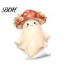 Decorative Socket Plate Covers Cute Ghost Halloween Switch Stickers, Removable Self-Adhesive Outlet Cover Floral Pattern Wall Decor Decals,