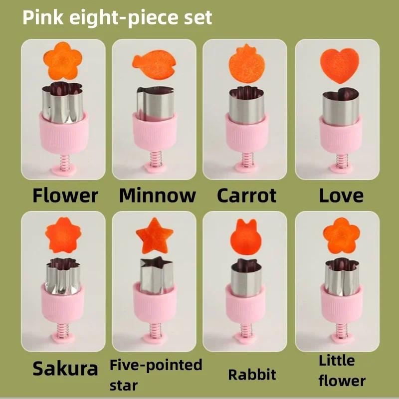 8 stk Søtt mønster Kakeutstikkere Jul Grønnsak Frukt Jul Klippeform Kjeks Fondant Kakeform Festartikler Kake