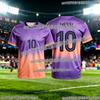 2026 MESSI Football Superstar Fan Jersey T-Shirt Outdoor Match Training Comfortable Breathable Quick Dry Kids Sports Top