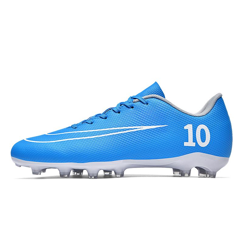 Men Soccer Shoes Professional Field Football Boots FG/TF Grass Training Futsal Soccer Sneakers Anti-Slip Ankle Cleats Shoes31-46