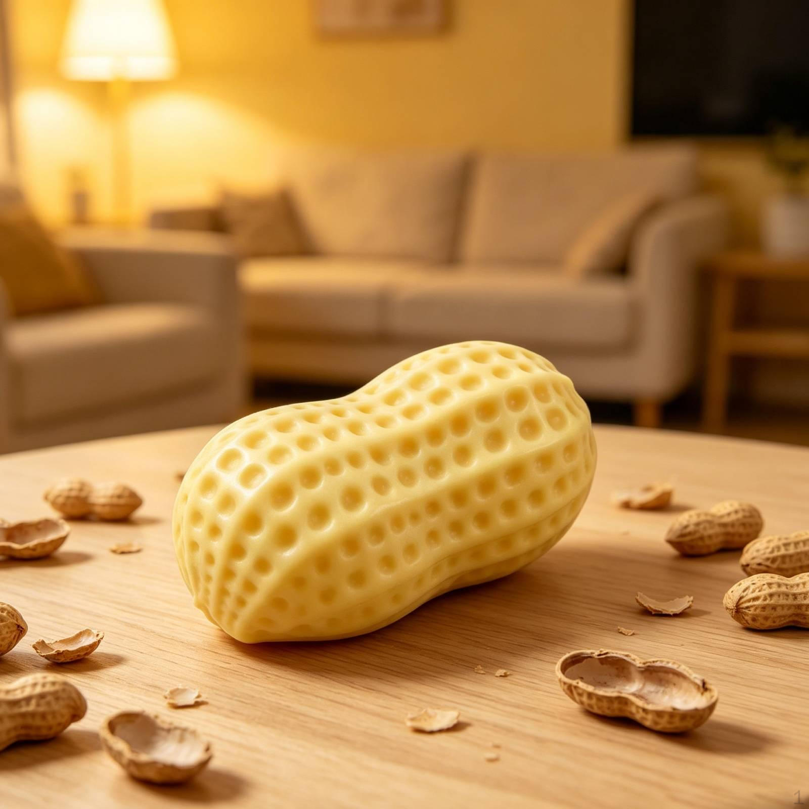 Peanut Pod Toy Hollow Shell Yellow