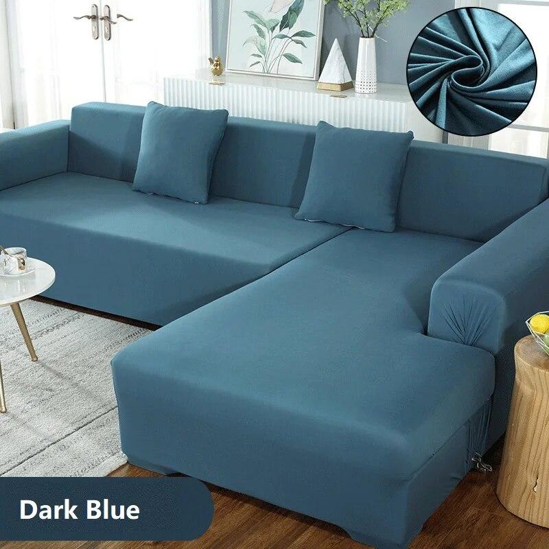 Weicher, schleifender Sofabezug, elastischer All-Inclusive-Schonbezug, L-förmiger Sofabezug, universeller Couchbezug für das Wohnzimmer