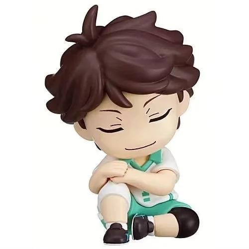 Genuine Gacha Haikyuu Shoulder To Shoulder Sitting Figure Shoyo Hinata Tobio Kageyama Action Figure Toys
