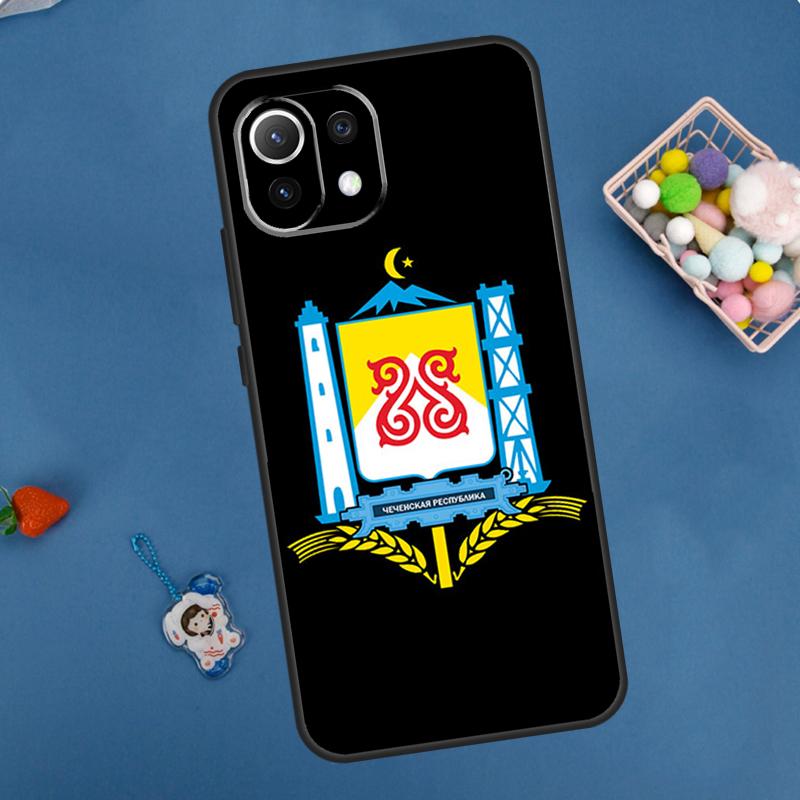 Chechen Wolf National Flag Case For Xiaomi 13 14 15 Ultra 11T 12T 13T 14T Pro POCO X7 Pro X3 X5 X6 M6 F5 F6 Pro Cover