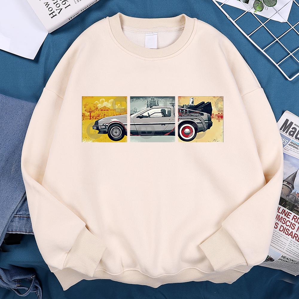 Car Men Women Clothing Loose Hoody Casual Autumn Clothes Cartoon Hip Hop Sweatshirt Fleece Hoodie