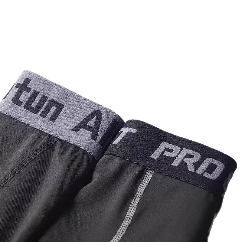 Men's Thermal Base Layer Pants - Winter Warm, High Elastic, Thin Velvet Lined