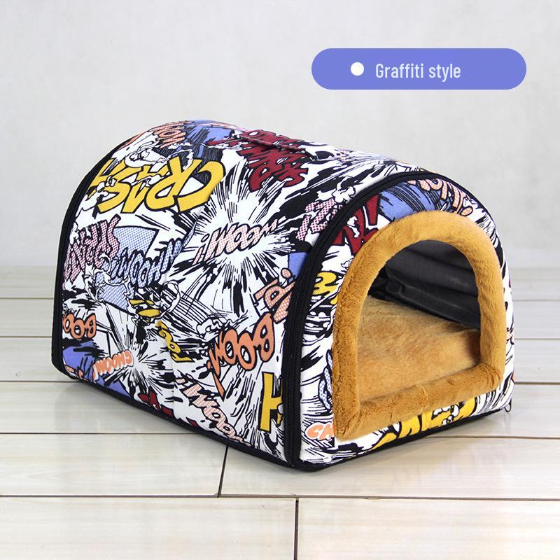 Waterproof Outdoor Pet House: Rainproof, All-Season Shelter for Cats & Dogs