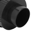 Outlet Cover 87mm Air Conditioning Outlet Black Round Shape AC Air Outlet ABS Air Vent Car Use