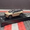Druckguss 1:64er Maßstab Nissan Ariya Weiß Grau Gold Legierung Simulationsauto Modell Ornamente Sammlung Souvenirs Geburtstagsgeschenke