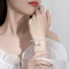 New Twisted Wire Fried Dough Twists Double Palace Bell 925 Sterling Silver Personality Exquisite Opening Bracelets TYB601