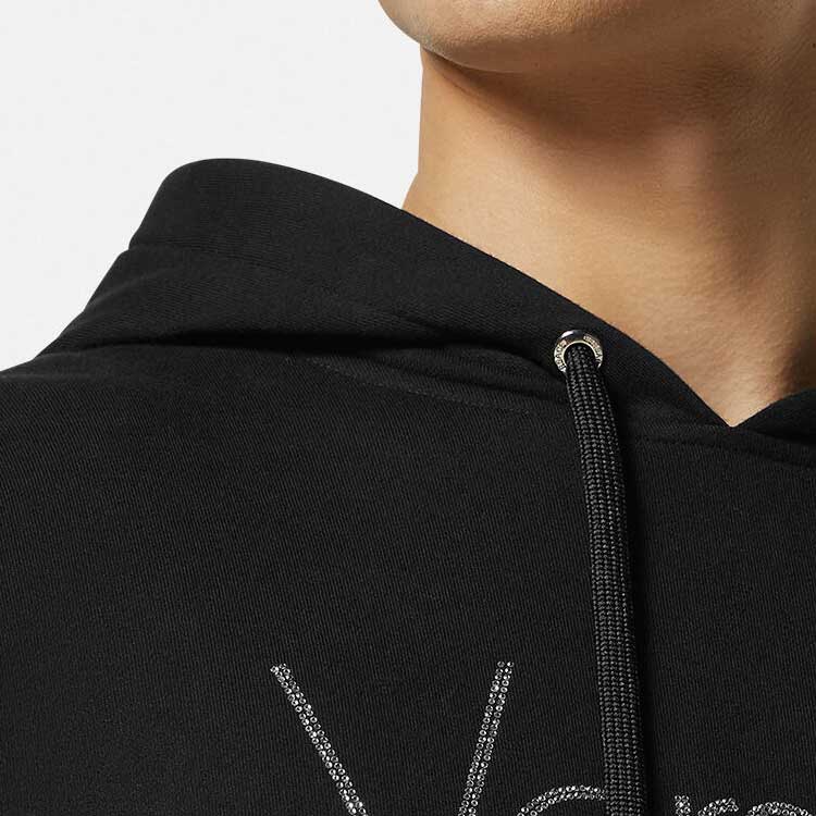 Versace 1978 Re Edition Embellished Logo Hoodie 1013979-1A10748-1B000
