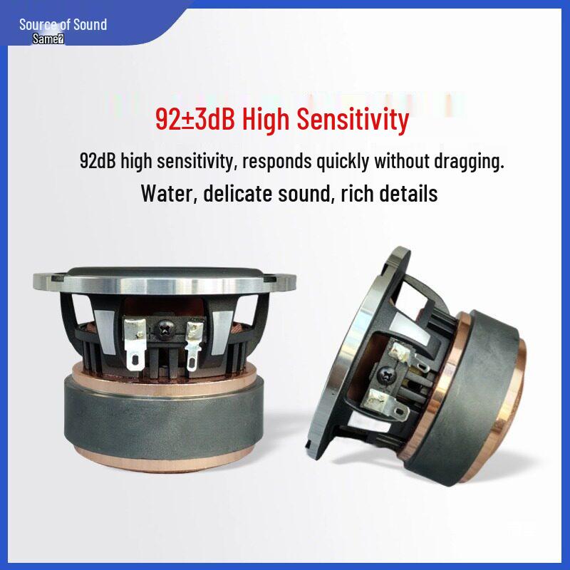 3-Inch Audiophile-Grade Hi-Fi Full-Range Loudspeaker with Deep Bass for DIY Speaker Projects