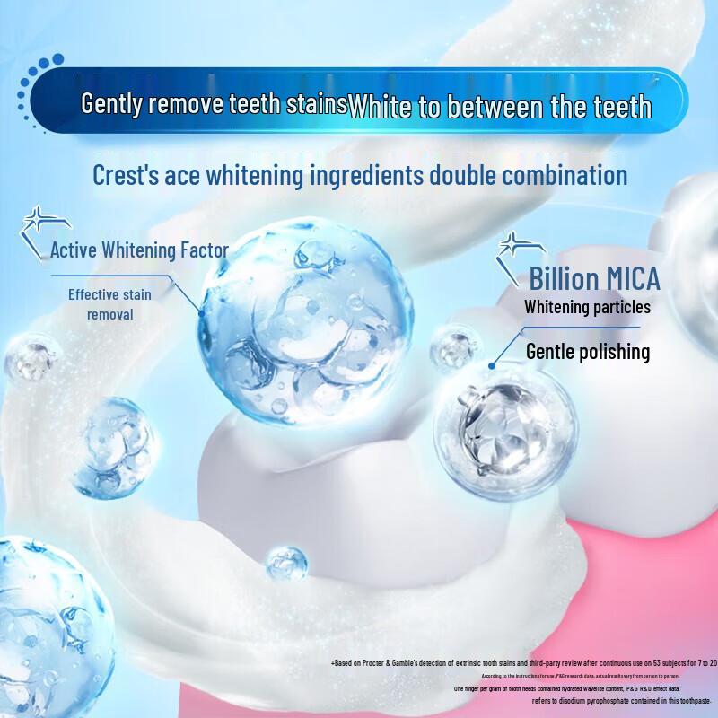 Crest 3D White Dual Action Whitening Toothpaste