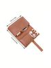 Roll-up Style Storage Pouch Made of Premium PU Leather with Soft Inner Lining. Compact and Space-saving for Various Digital Gadgets. Lightweight