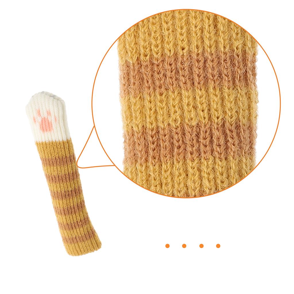 6Pcs Door Handle Protective Covers Anti-Collision Knitted Handle Protectors Safety Skid-Proof Door Knob Cover Bedroom