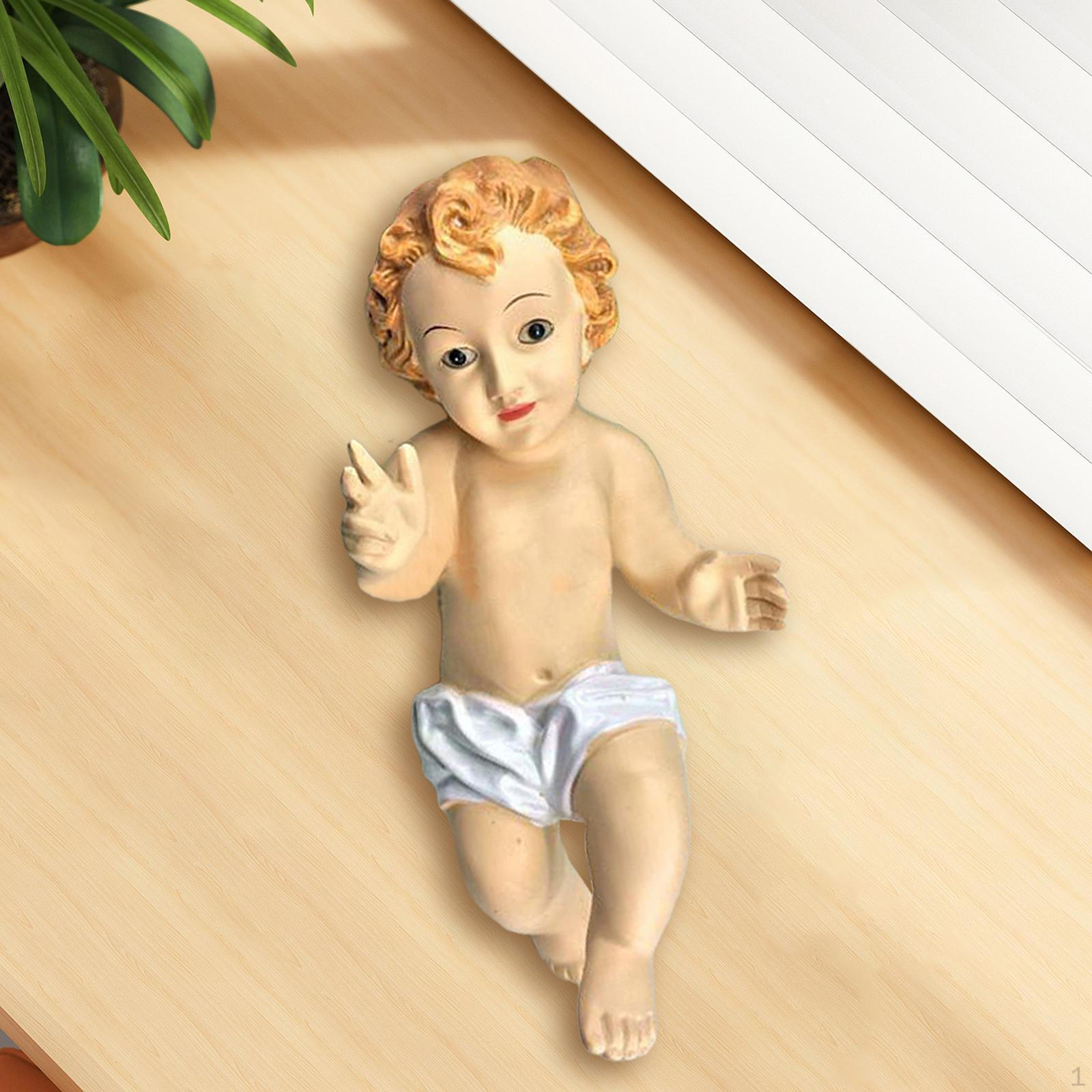 Baby Jesus Statue,Jesus Child Figurine,Nativity Collection Crafts,Nativity Figurine,Resin Sculpture