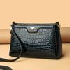 Women's Bag New Crossbody Bag Single Shoulder Bag Women's Lacquer Leather Women's Mom Small Square Bag