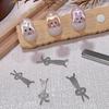 Rabbit "Cat's Eye" Nail Art Magnet — Cute, Multi-functional Fold-Ear Rabbit Design (Magnetic Plate — Non-Magnetic Itself)
