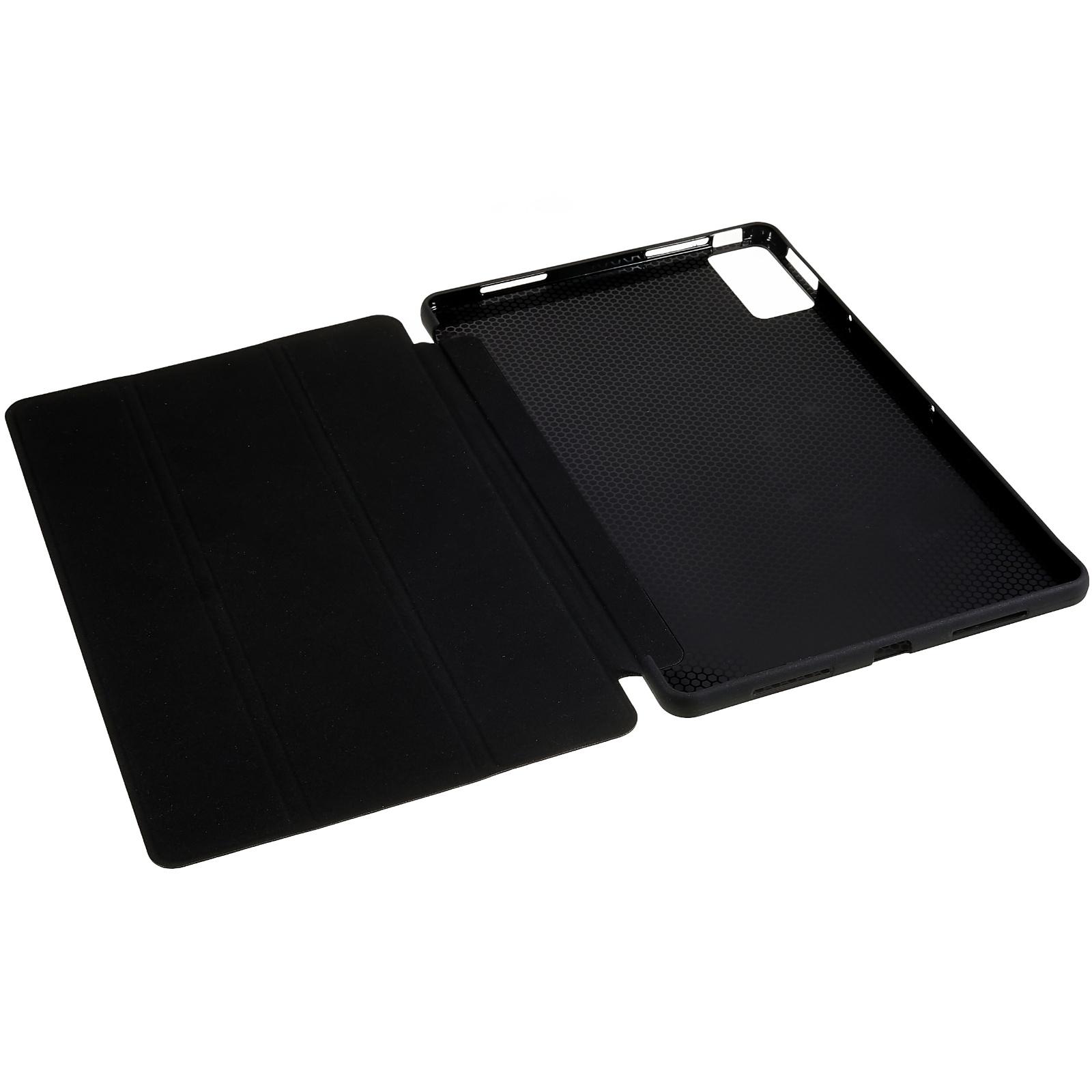 

For Xiaomi Redmi Pad PU Leather Tri-fold Stand Auto Wake/Sleep Cover Honeycomb Heat Dissipation Tablet Case Purple