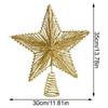 Star Christmas Tree Topper Glitter Ornaments Star Christmas Tree Decoration For Outdoor Indoor Vintage Home Farm